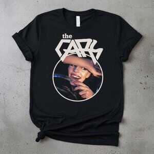 The Cars Vintage Band Graphic T-Shirt | Classic Rock Fan Tee | Unisex Black